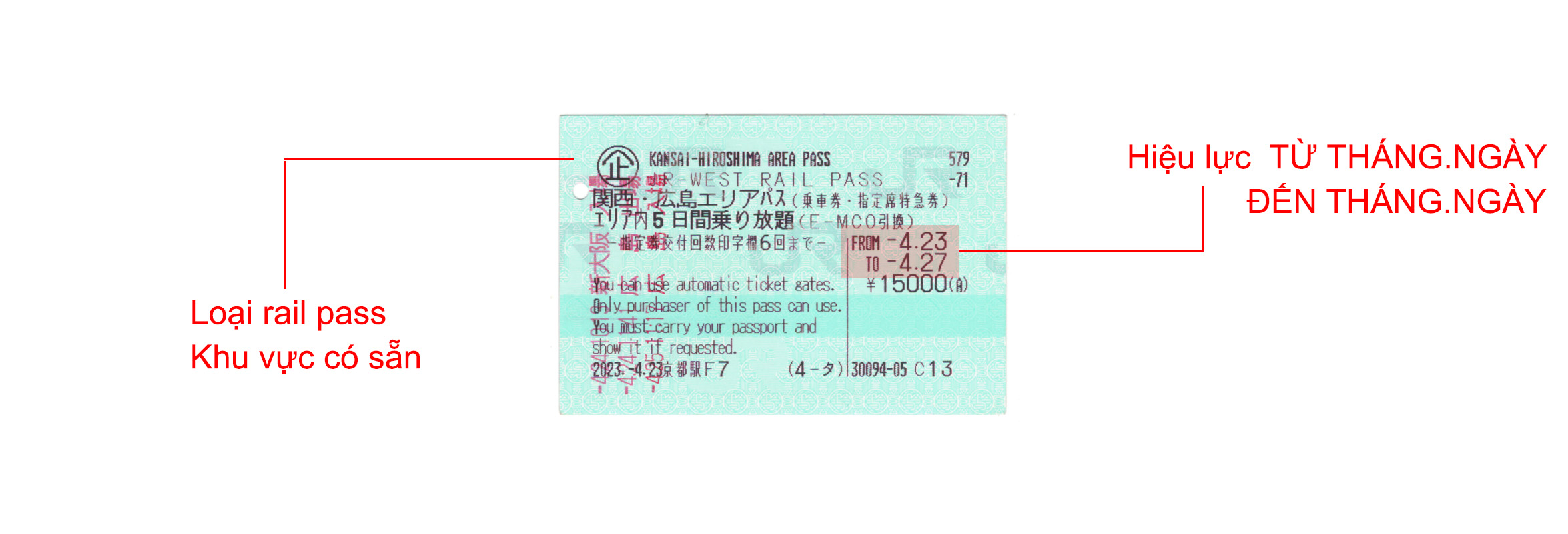 Mua rail pass ở Nhật